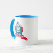 Der Polarexpress | Vom Zug Stehende Elfen Tasse (Vorderseite Links)