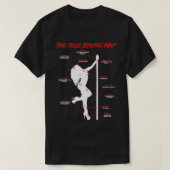 Der Pole Bruise Map Dancing Practice Dance T-Shirt (Design vorne)