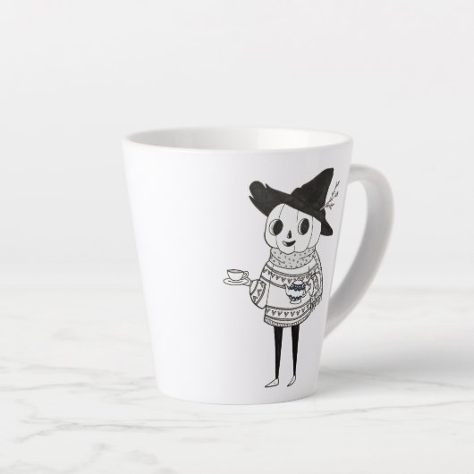 Der Polite Pumpkin - Teezeit Milchtasse (Rechte Ecke)