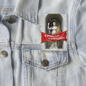 Der politische Knopf für den Frauenprotest Button (Insitu)