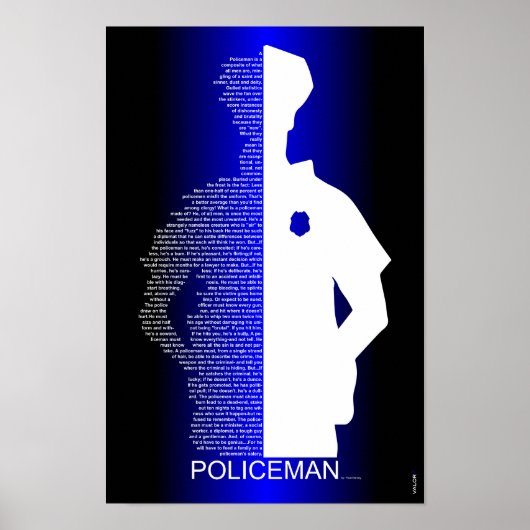 Der Polizist Poster (Vorne)