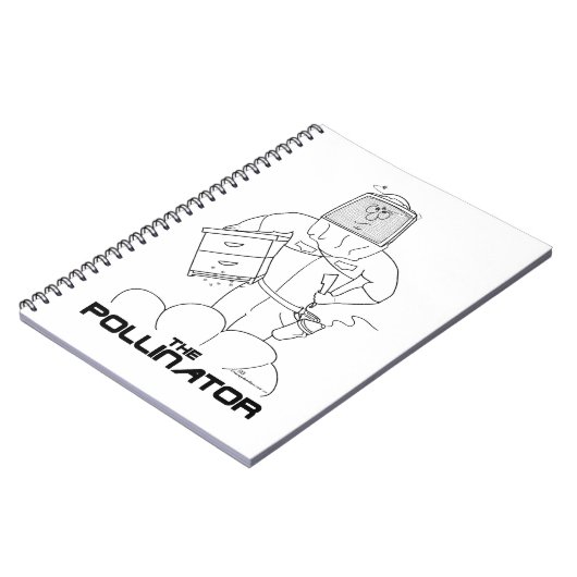 Der Pollinator - Notebook Notizblock (Linke Seite)
