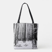Der Pollok Park Bäume im Schnee Tasche (Rückseite)