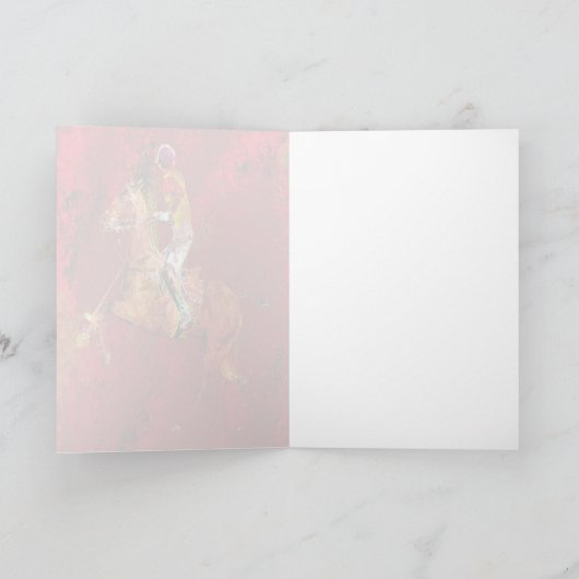 Der Polo-Player Karte (Innenseite)