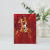 Der Polo-Player Postkarte (Stehend Vorderseite)