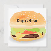 Der Polterabend-Einladung des Grill-Themed Paares Einladung (Rückseite)