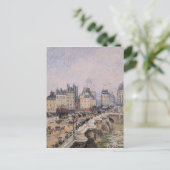 Der Pont Neuf 2 von Camille Pissarro Postkarte (Stehend Vorderseite)