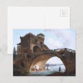 Der Ponte Salario Postkarte (Vorne/Hinten)