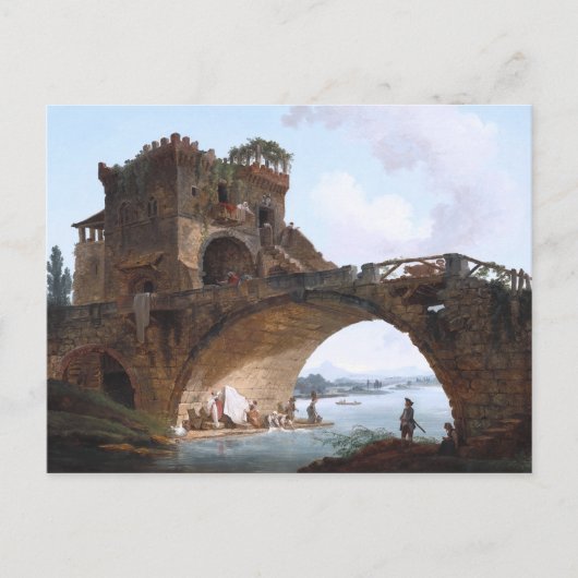 Der Ponte Salario Postkarte (Vorderseite)