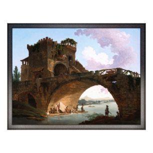 Der Ponte Salario von Hubert Robert Fotodruck