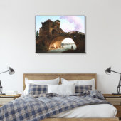 Der Ponte Salario von Hubert Robert Leinwanddruck (Insitu (Schlafzimmer))