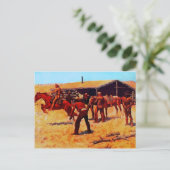 Der Pony Express Postkarte (Stehend Vorderseite)