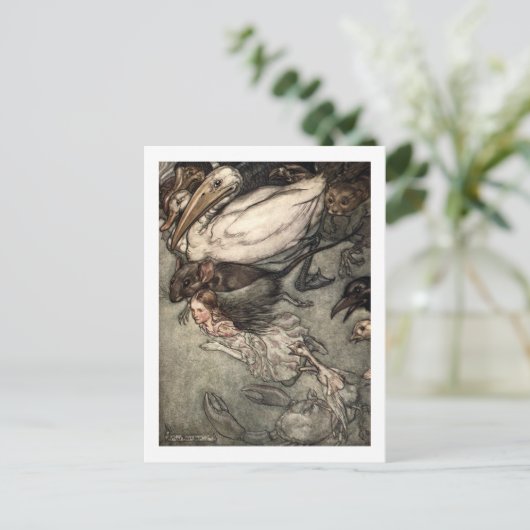 Der Pool der Tränen Postkarte (Stehend Vorderseite)