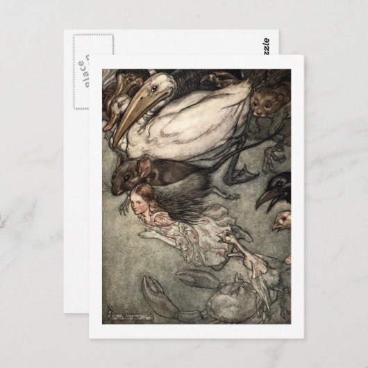 Der Pool der Tränen Postkarte (Vorne/Hinten)