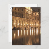 Der Pool im Louvre, Paris, Frankreich Postkarte (Vorne/Hinten)
