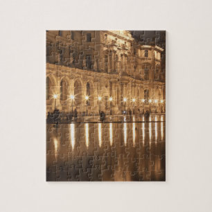 Der Pool im Louvre, Paris, Frankreich Puzzle