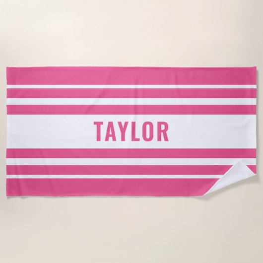 Der Pool ist in weiß rosa gestrichen oder Strandtuch (Vorderseite)