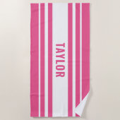 Der Pool ist in weiß rosa gestrichen oder Strandtuch (Vorderseite)