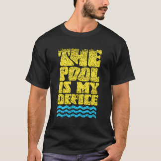 Der Pool ist mein Büro Attenant Retter T-Shirt