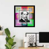 Der Pop Art Charles Dickens Poster (Heimbüro)