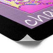 Der Pop Art Charles Dickens Poster (Ecke)