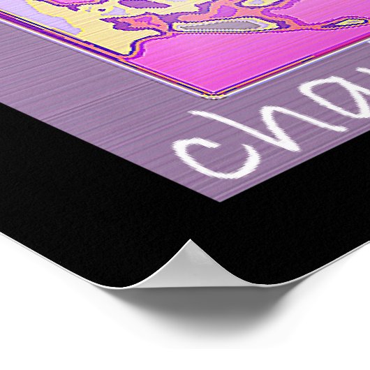 Der Pop Art Charles Dickens Poster (Ecke)