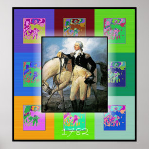 Der Pop Art George Washington Poster
