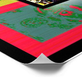 Der Pop Art Saint Patrick Poster (Ecke)