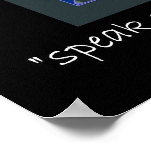 Der Pop Art Teddy Roosevelt Poster (Ecke)