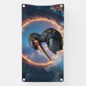 Der Portalwächter – Fantasy-Vogel Banner (Vertikal)
