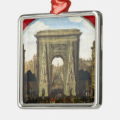 Der Porte Heilig-Denis Silbernes Ornament (Links)