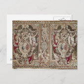 Der Portiere des berühmten Gobelins-Workshops Postkarte (Vorne/Hinten)