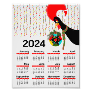 Der portugiesische Weihnachtskalender 2024 Fotodruck