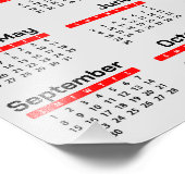 Der portugiesische Weihnachtskalender 2024 Fotodruck (Ecke)