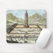 Der Porzellan-Turm von Nanking, überziehen 12 von Mousepad (Mit Mouse)