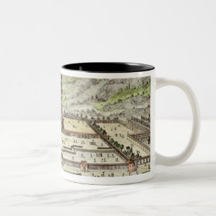 Der Porzellan-Turm von Nanking, überziehen 12 von Zweifarbige Tasse