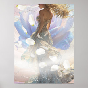 Der Poster 'The Graceful Bloom'