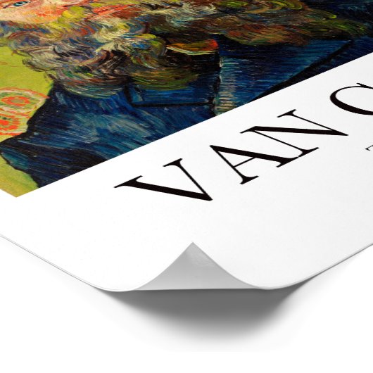 Der Postman von Vincent van Gogh Poster (Ecke)