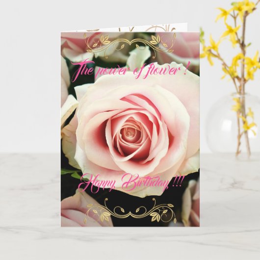 Der Power der Blume Karte (Gelbe Blume)