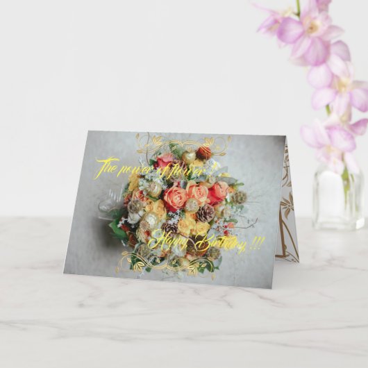 Der Power der Blume Karte (Orchidee)