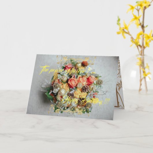 Der Power der Blume Karte (Gelbe Blume)