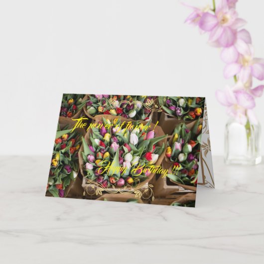 Der Power der Blume Karte (Orchidee)