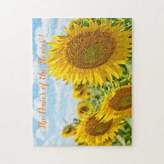 Der Power der Blume Puzzle (Vertikal)