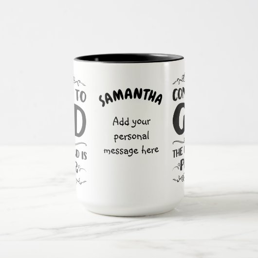 Der Power der Gebetspraxis Tasse (Zentrum)