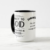 Der Power der Gebetspraxis Tasse (Vorderseite Links)