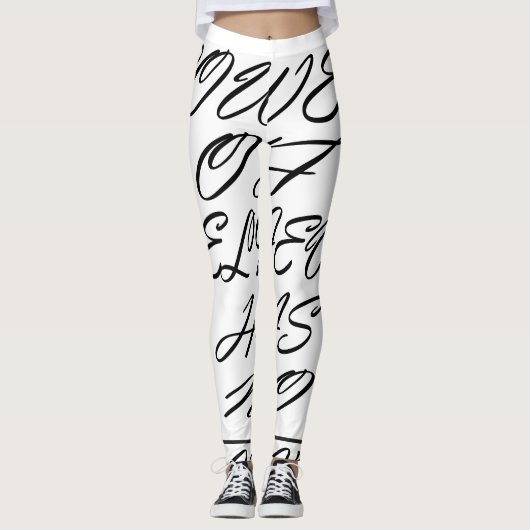 DER POWER DER GLAUBE LEGGINGS (Vorderseite)
