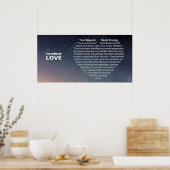 Der Power der Liebe - Ihre magnetische Herzenergie Poster (Küche)