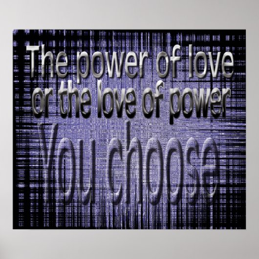 Der Power der Liebe Poster (Vorne)