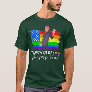 Der Power der Liebe zwingt Sie zu lgbt-Gay Pride-P T-Shirt