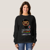 Der Power der Liebe zwingt uns zu homosexuellen Ga Sweatshirt (Vorne ganz)